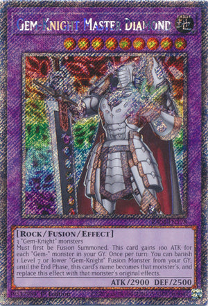 Yugioh - Gem-Knight Master Diamond *Platinum Secret Rare* RA04-EN178 (NM)