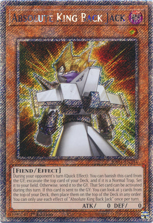 Yugioh - Absolute King Back Jack *Select Rarity* RA04-EN244 (NM)