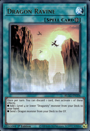 Yugioh - Dragon Ravine *Ultra Rare* BLGG-EN106 (NM)