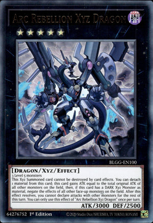 Yugioh - Arc Rebellion Xyz Dragon *Ultra Rare* BLGG-EN100 (NM)