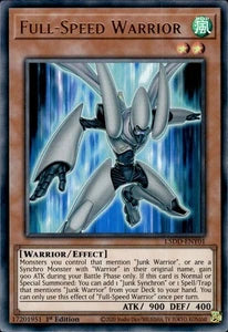 Yugioh - Full-Speed Warrior *Ultra Rare* L5DD-ENY01 (NM)