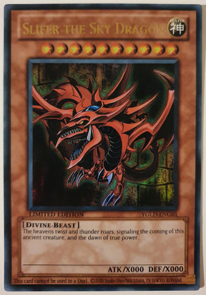 Yugioh - Slifer the Sky Dragon *Ultra Rare* YGLD-ENG01 (NM)