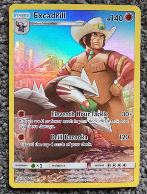 Pokemon - Excadrill *Secret Rare* Cosmic Eclipse 246/236 (NM)