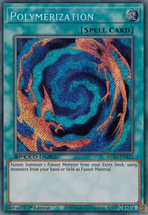 Yugioh - Polymerization *Secret Rare* SGX1-ENA12 (NM)