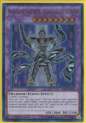 Yugioh - Vision Hero Adoration *Ultra Rare* BLRR-EN057 (NM)