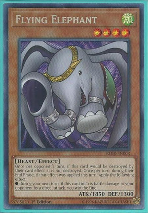 Yugioh - Flying Elephant *Secret Rare* BLRR-EN003 (NM)