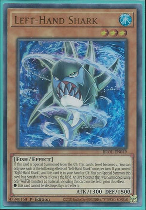 Yugioh - Left-Hand Shark *Ultra Rare* BROL-EN049 (NM)