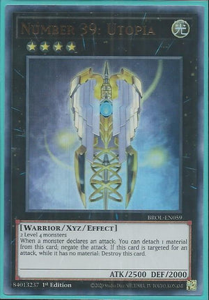 Yugioh - Number 39: Utopia [Alternate Art] *Ultra Rare* BROL-EN059 (NM/M)