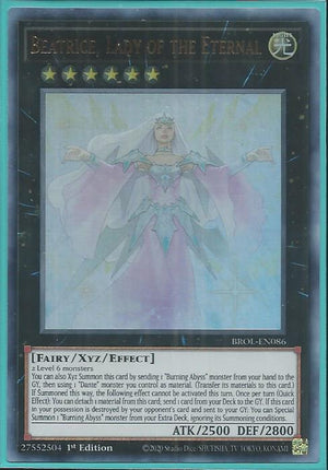 Yugioh - Beatrice, Lady of the Eternal *Ultra Rare* BROL-EN086 (NM/M)