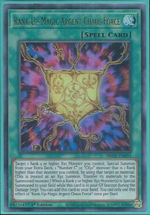 Yugioh - Rank-Up-Magic Argent Chaos Force *Ultra Rare* BROL-EN091 (NM)