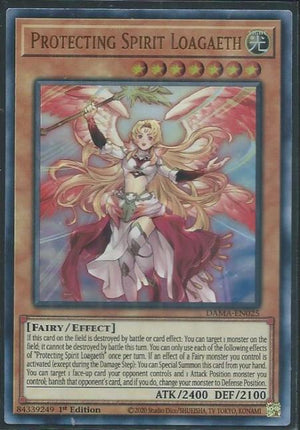 Yugioh - Protecting Spirit Loagaeth *Ultra Rare* DAMA-EN025 (NM/M)