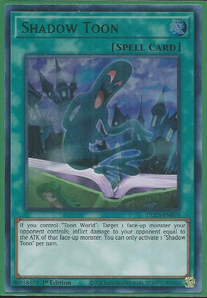 Yugioh - Shadow Toon *Green Ultra Rare* DLCS-EN076 (NM/M)