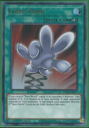 Yugioh - Comic Hand *Ultra Rare* DLCS-EN077 (LP)