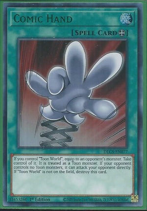 Yugioh - Comic Hand *Green Ultra Rare* DLCS-EN077 (LP)