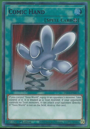 Yugioh - Comic Hand *Purple Ultra Rare* DLCS-EN077 (LP)