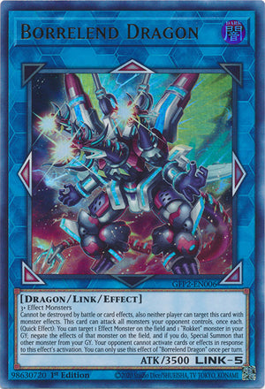 Yugioh - Borrelend Dragon *Ultra Rare* GFP2-EN006 (NM)