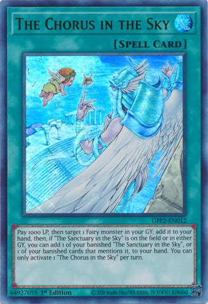 Yugioh - The Chorus in the Sky *Ultra Rare* GFP2-EN012 (NM)