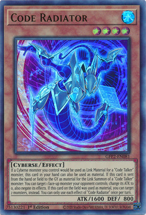 Yugioh - Code Radiator *Ultra Rare* GFP2-EN081 (NM)