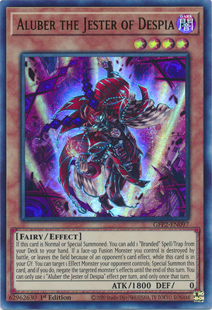 Yugioh - Aluber the Jester of Despia *Ultra Rare* GFP2-EN097 (NM)