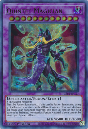 Yugioh - Quintet Magician *Ultra Rare* GFP2-EN127 (NM)