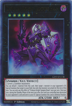 Yugioh - Crimson Knight Vampire Bram *Ultra Rare* GFP2-EN138 (NM)