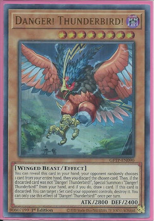 Yugioh - Danger! Thunderbird! *Ultra Rare* GFTP-EN090 (NM)