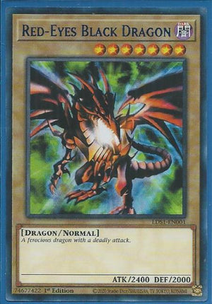 Yugioh - Red-Eyes Black Dragon *Blue Ultra Rare* LDS1-EN001 (NM/M)