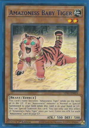 Yugioh - Amazoness Baby Tiger *Blue Ultra Rare* LDS1-EN023 (NM/M)