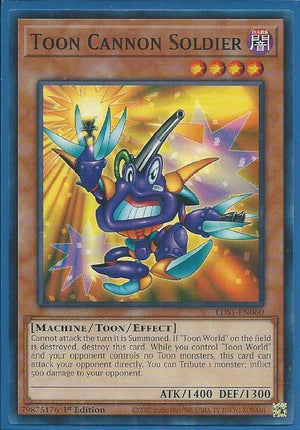 Yugioh - Toon Cannon Soldier *Common* LDS1-EN060 (NM)