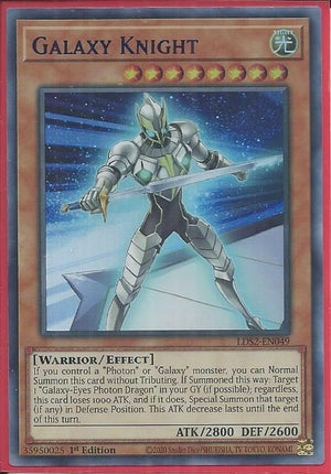 Yugioh - Galaxy Knight *Blue Ultra Rare* LDS2-EN049 (NM)