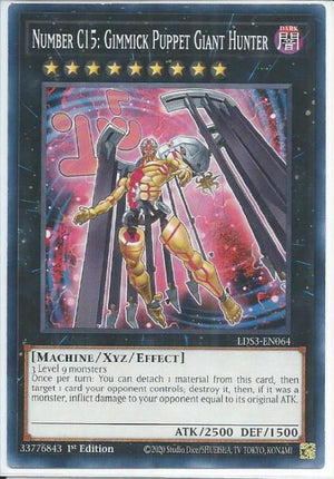 Yugioh - Number C15: Gimmick Puppet Giant Hunter *Common* LDS3-EN064 (NM)