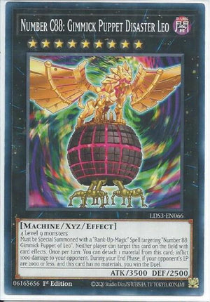 Yugioh - Number C88: Gimmick Puppet Disaster Leo *Common* LDS3-EN066 (NM/M)