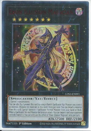 Yugioh - Ebon Illusion Magician *Red Ultra Rare* LDS3-EN091 (NM/M)