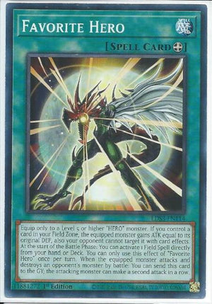 Yugioh - Favorite Hero *Common* LDS3-EN114 (NM)