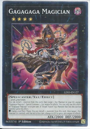 Yugioh - Gagagaga Magician *Common* LDS3-EN127 (NM)