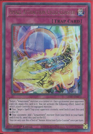 Yugioh - Amaze Attraction Cyclo-Coaster *Ultra Rare* LIOV-EN071 (NM/M)