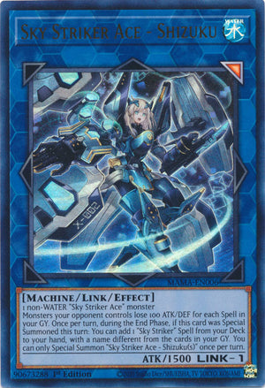 Yugioh - Sky Striker Ace - Shizuku *Ultra Rare* MAMA-EN006 (NM)