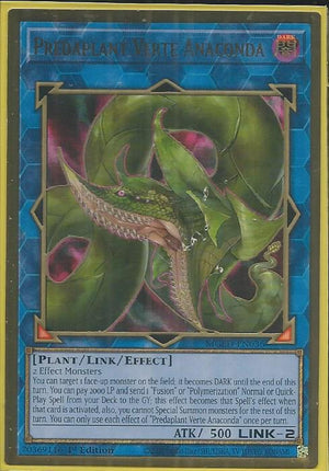 Yugioh - Predaplant Verte Anaconda *Premium Gold Rare* MGED-EN036 (NM)