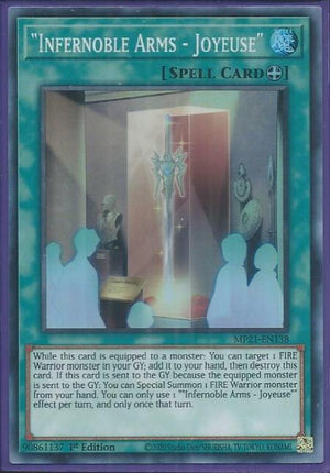 Yugioh - Infernoble Arms - Joyeuse *Super Rare* MP21-EN138 (NM/M)