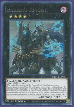 Yugioh - Raider's Knight *Rare* MP21-EN190 (NM/M)