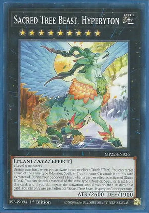 Yugioh - Sacred Tree Beast, Hyperyton *Common* MP22-EN026 (NM/M)