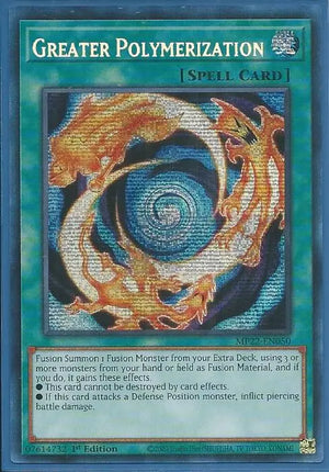 Yugioh - Greater Polymerization *Prismatic Secret Rare* MP22-EN050 (NM)