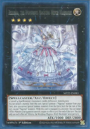 Yugioh - Rilliona, the Wondrous Magistus Witch Wardrobe *Rare* MP22-EN083 (NM)