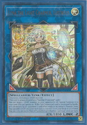 Yugioh - Lyna the Light Charmer, Lustrous *Ultra Rare* MP22-EN089 (NM)