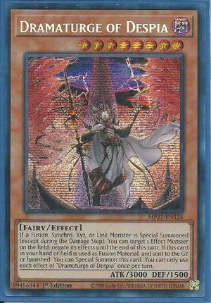 Yugioh - Dramaturge of Despia *Prismatic Secret Rare* MP22-EN124 (NM/M)