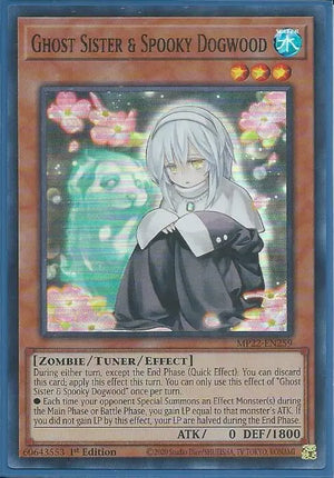 Yugioh - Ghost Sister & Spooky Dogwood *Super Rare* MP22-EN259 (NM/M)