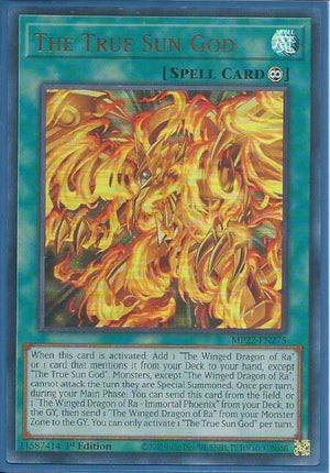 Yugioh - The True Sun God *Ultra Rare* MP22-EN275 (NM)