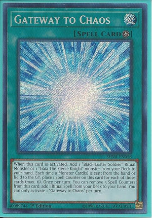 Yugioh - Gateway to Chaos *Secret Rare* SHVA-EN058 (LP)