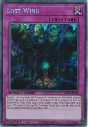 Yugioh - Lost Wind *Secret Rare* SBCB-EN146 (NM/M)