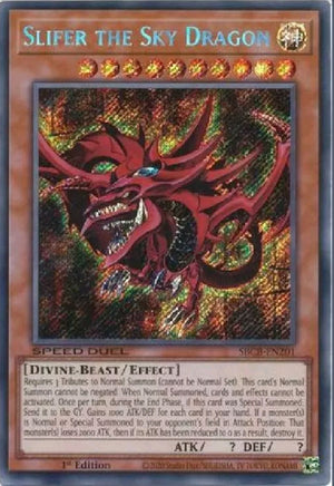 Yugioh - Slifer the Sky Dragon *Secret Rare* SBCB-EN201 (NM)